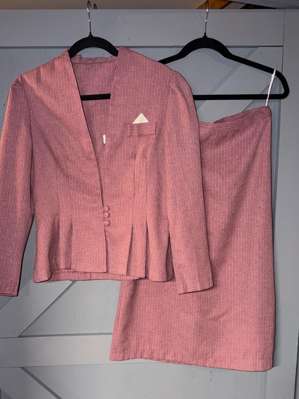 Vintage two-piece "Office Siren" skirt suit